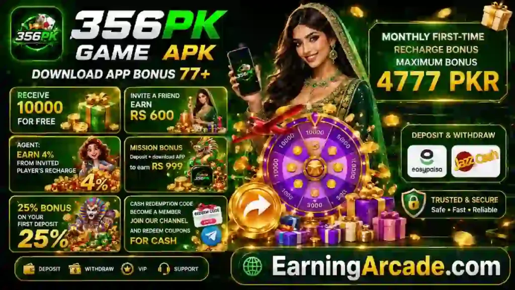 356PK App Bonuses and Rewards