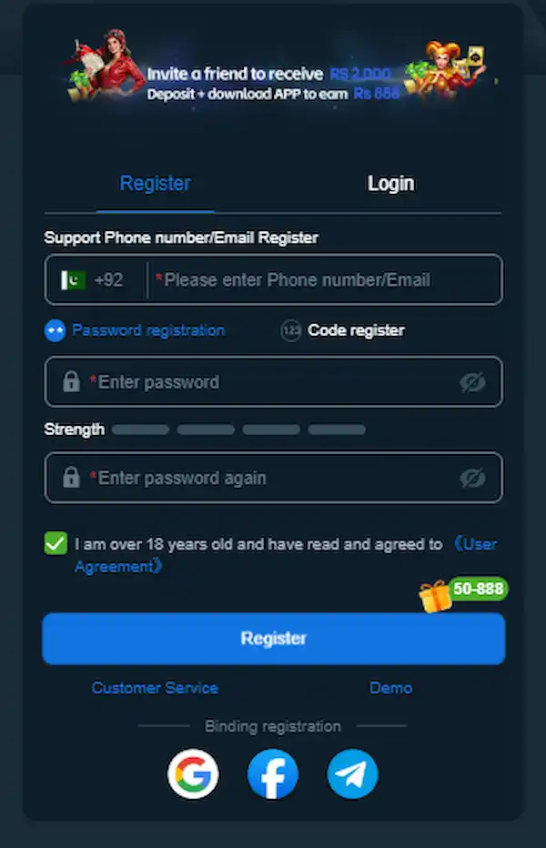 88DD App Register Method